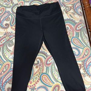Fabletics black power hold leggings 1x